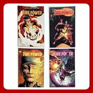 Fire Power Comic Book‎ Lot 4 Issues FCBD 2 21 23 Robert Kirkman Skybound Image